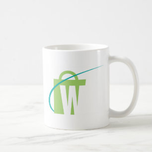 Les mondes plus grands : Tasse blanche de "W"