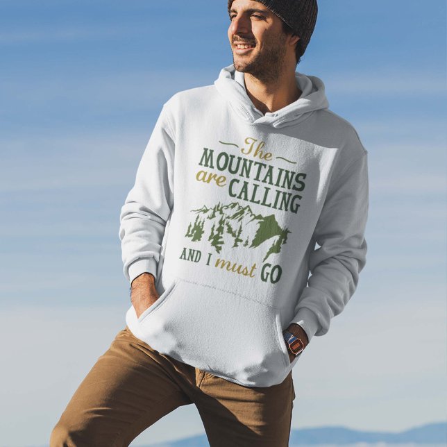 Les Montagnes Appelent Sweat - shirt à capuche (Créateur téléchargé)