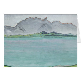 Les montagnes et le lac Thun, 1911 de Stockhorn