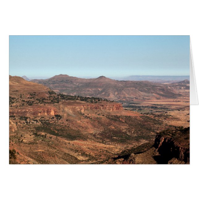 Les montagnes éthiopiennes (Devant horizontal)