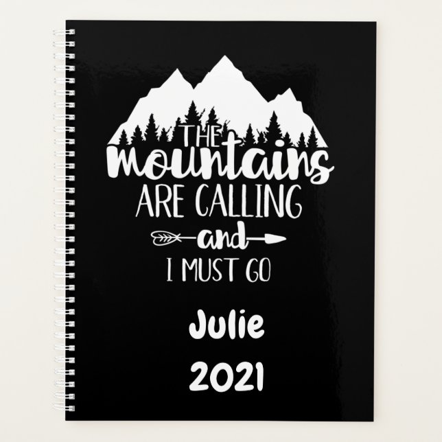 Les montagnes m'appellent et je dois y aller (Devant)