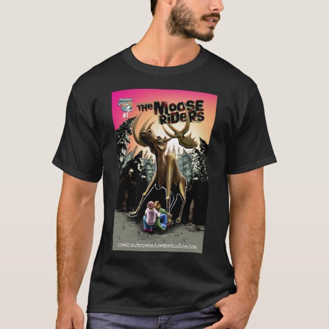 Les Moose Riders #1 T-Shirt (Devant)