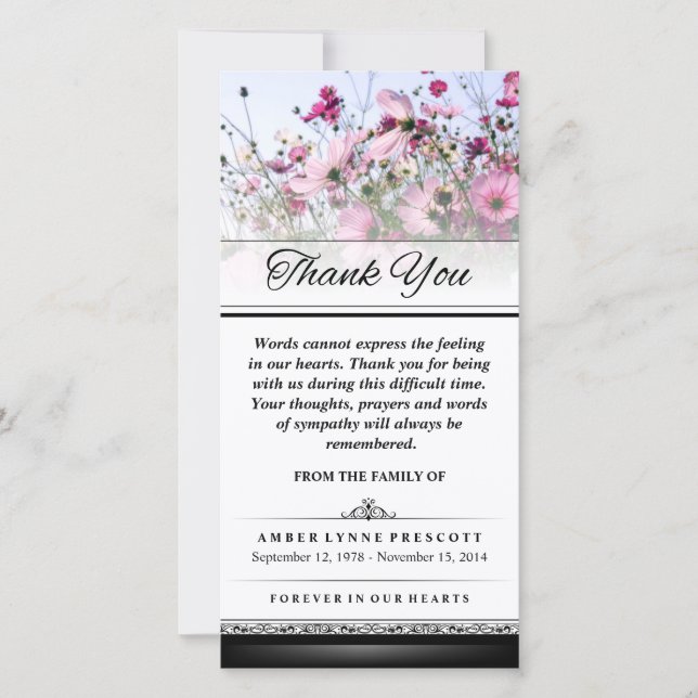 Les mots de champ Merci rose ne peuvent pas être E (Devant)