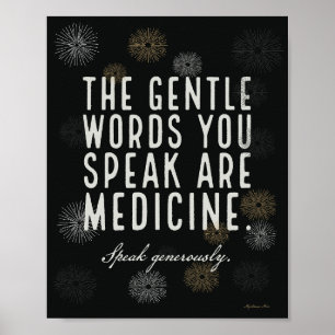 Les mots doux sont médecine - Poster