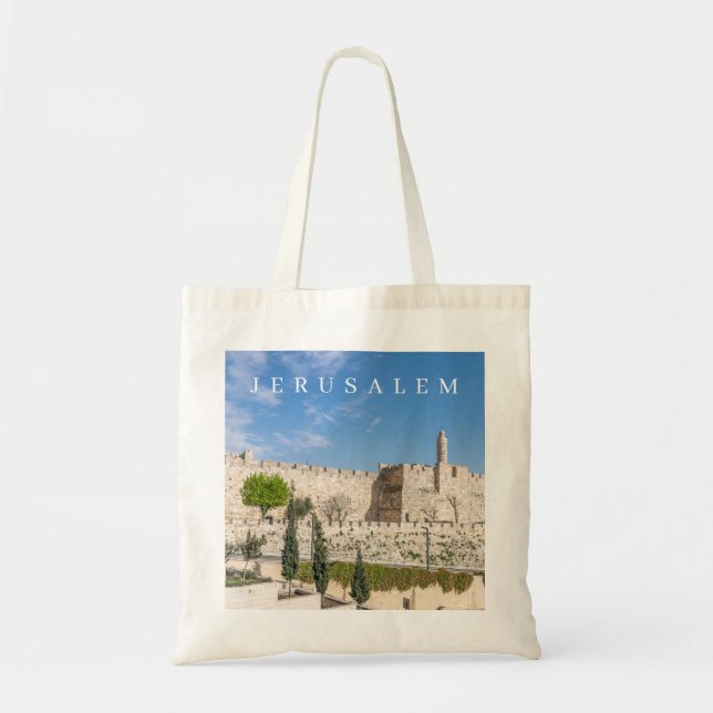 Les Murs de Jérusalem vue sac fourre-tout (Devant)