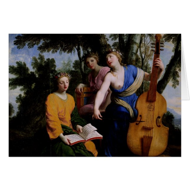 Les Muses Melpomene, Erato et Polymnia, 1652-55 (Devant horizontal)