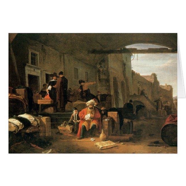 Les négociants de Hollande et le commerce de (Devant horizontal)