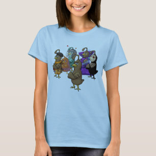 Les nombreux côtés du T-shirt de cailles