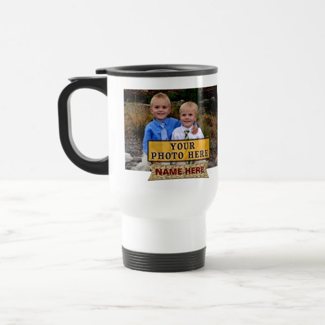 Les NOMS de PHOTOS ont personnalisé des tasses de (Gauche)