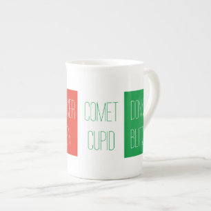 LES NOMS DE RÉINDEURS Bone China Mug