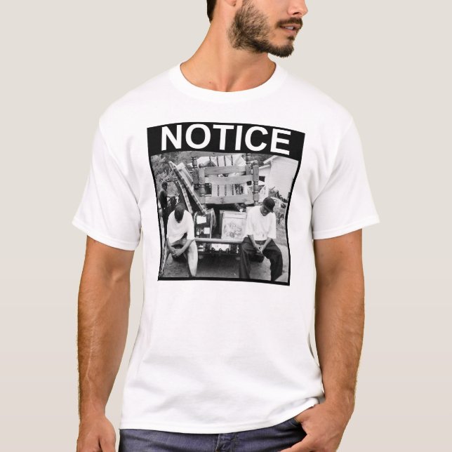 Les notes - T-shirt d'avis (Devant)