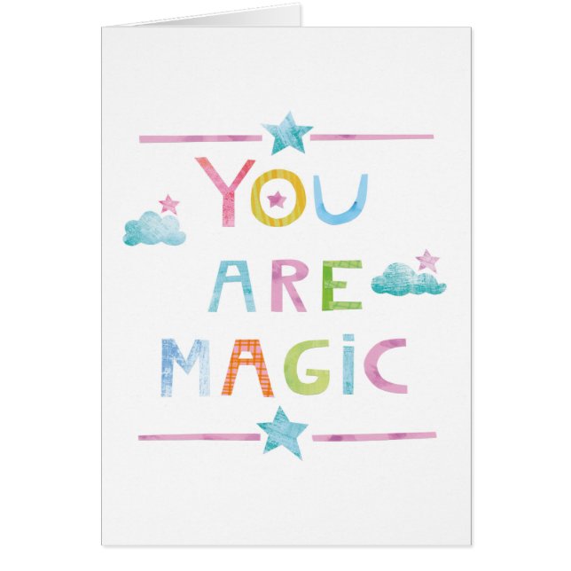 Les nuages magiques vous êtes magiques (Devant)