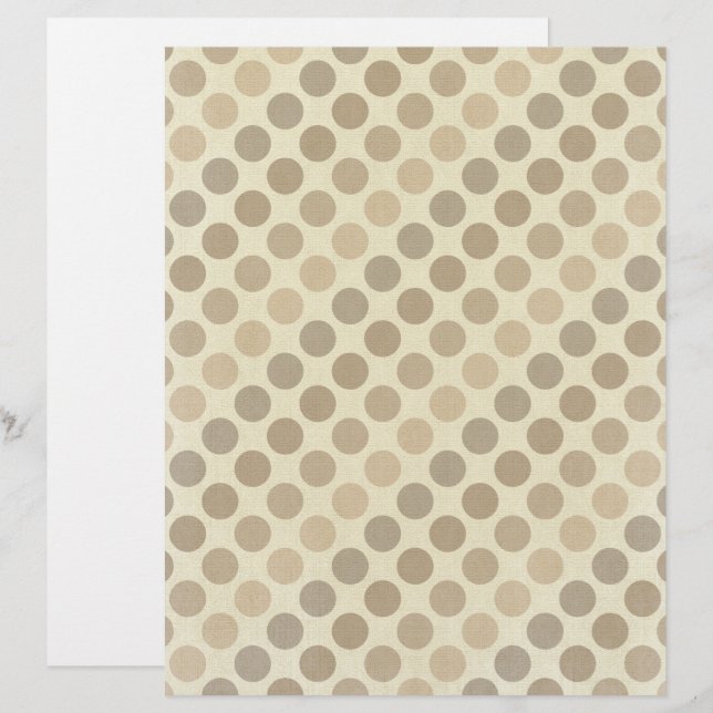 Les nuances des Pois Brown par Shirley Taylor (Devant / Derrière)