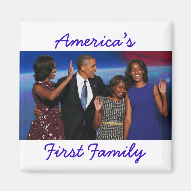 Les Obama : le 1er aimant familial de l'Amérique (Devant)