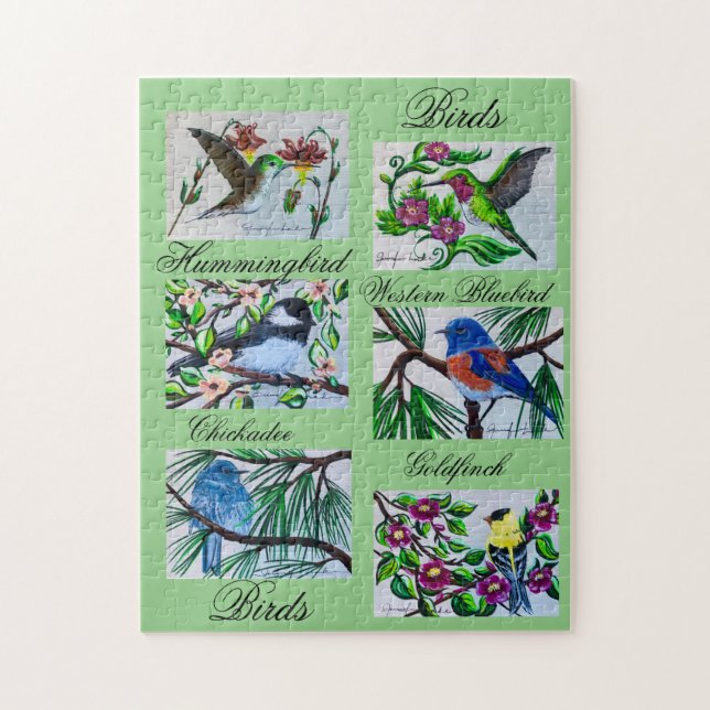 Les oiseaux de la joie Puzzle (Vertical)