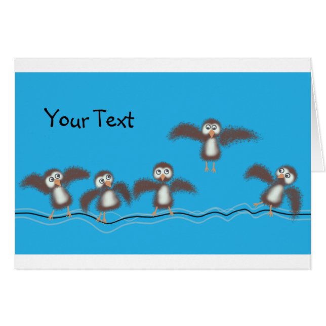 Les oiseaux mignons (Devant horizontal)