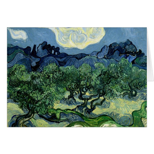 Les oliviers de Vincent van Gogh (1889) (Devant horizontal)