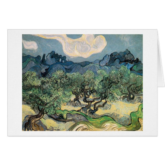 Les oliviers, Vincent van Gogh (Devant horizontal)