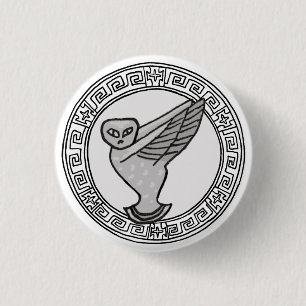Les Olympiens ! Symbole Athène/Minerva badge