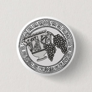 Les Olympiens ! Symbole Dionysos/Bacchus badge