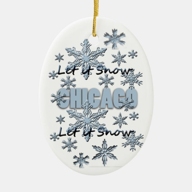 Les ornements de Noël de Chicago (Devant)