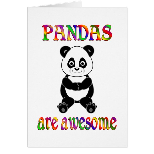 Les pandas sont impressionnants (Devant)