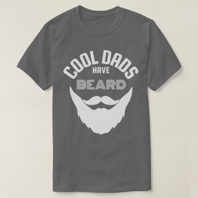 Les papas cool ont barbe Classic TShirt (Design devant)