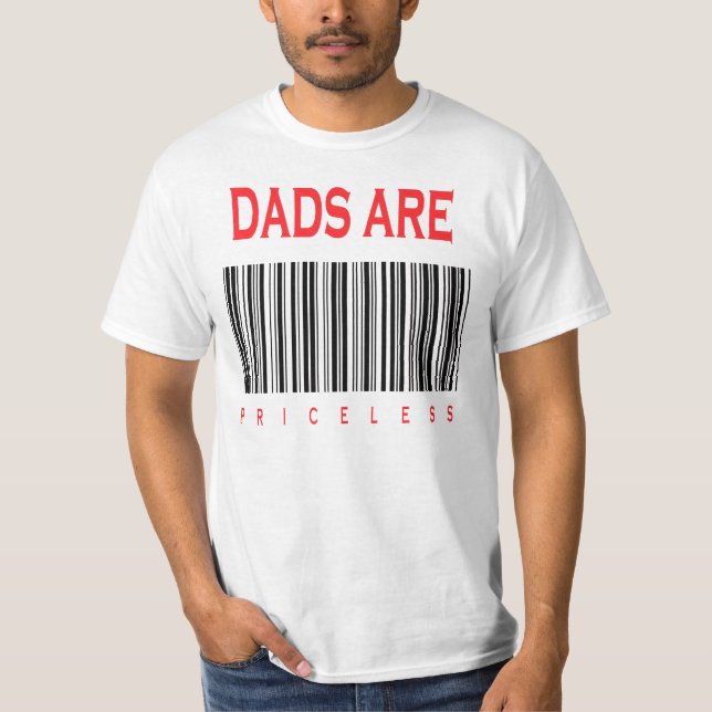 Les papas uniques sont T-shirts inestimable de (Devant)