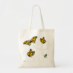 Les papillons de monarque et gaffent le sac