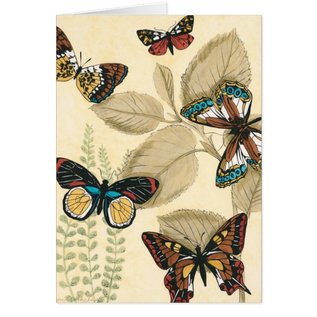 Les papillons qui dorment sur les Feuilles (Devant)