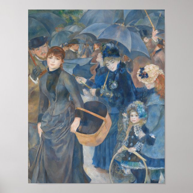 Les Parapluies par Renoir Impression (Devant)