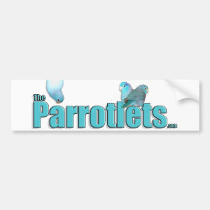 Les Parrotlets Pacific Blue Parrotlets Art Sticker