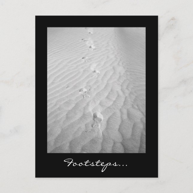 Les pas... Carte postale (Devant)