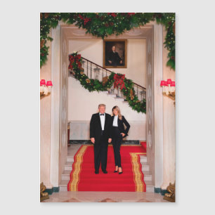 Les pas de Noël Président Donald Trump & Melania