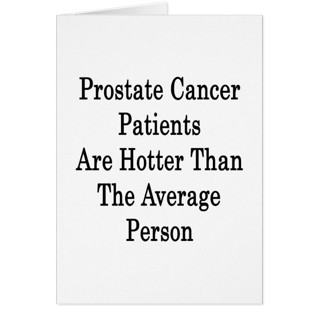 Les patients de cancer de la prostate sont plus (Devant)