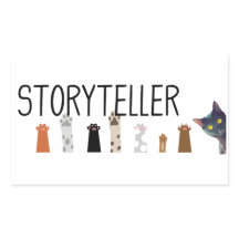 Les pattes de narration au travail - autocollant d