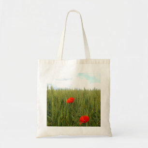 Les pavots dans un Sac fourre-tout budgétaire pour