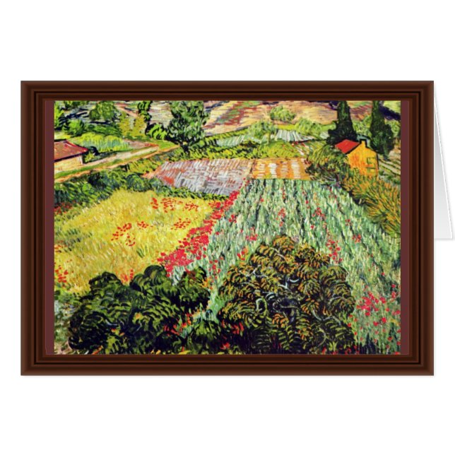 Les pavots par Vincent van Gogh (Devant horizontal)