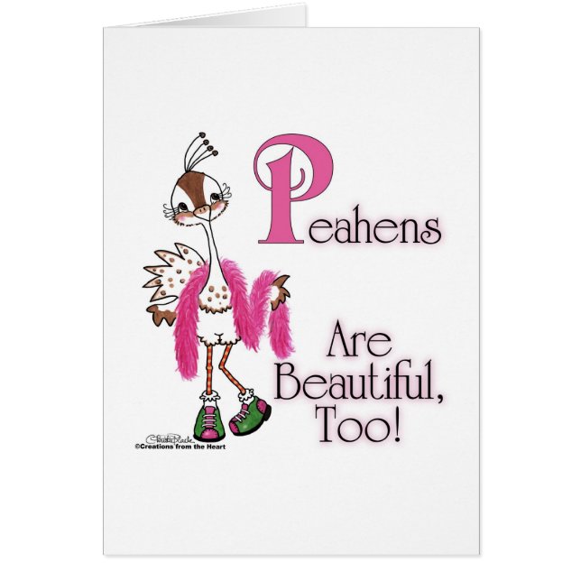 Les Peahens Sont Aussi Beaux ! (Devant)