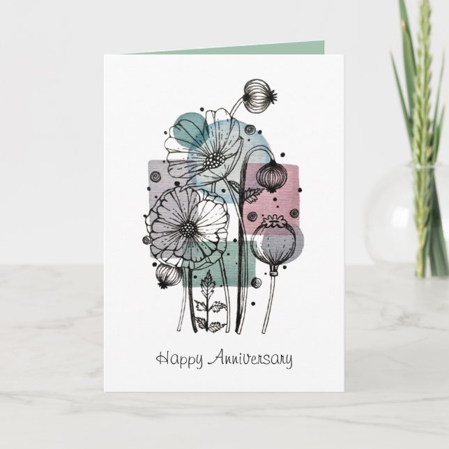 Les Pépites Doodent En Encre Et Carte Aquarelle (Devant)