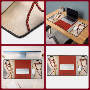 Les perles rouges fashionista sur la mode Mannequi