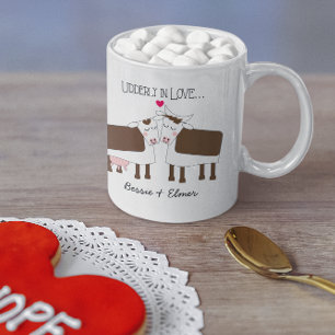 Les personnes âgées dans l'amour Mug personnalisé