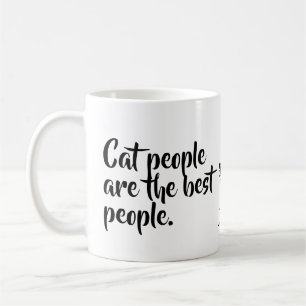Les personnes de chat sont la meilleure tasse de