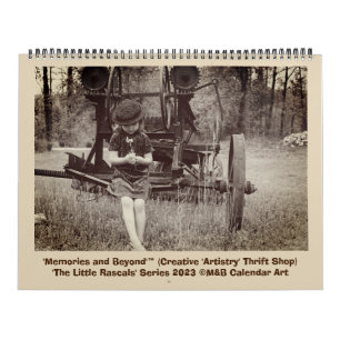 'Les Petits Rascals' ©M&B Artwork 2024 Calendrier