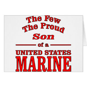 Les peu le fils fier d'une marine des Etats-Unis