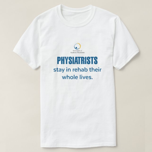 Les physiologistes restent en T-shirt de la réadap (Design devant)