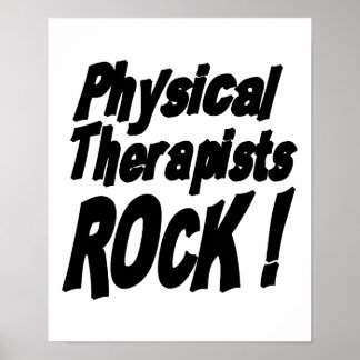 Les physiothérapeutes Rock! Impression de l'affich