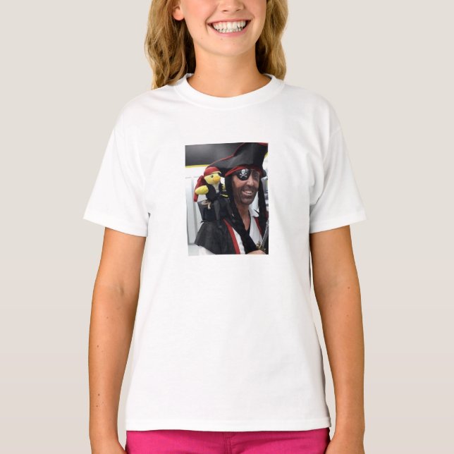 Les pirates n'ont pas besoin de T-shirt perroquets (Devant)