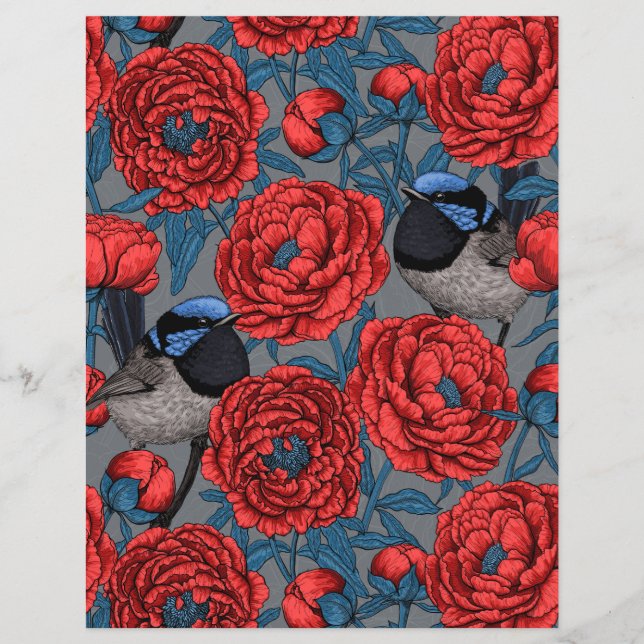 Les pivoines et les brunes (Devant)