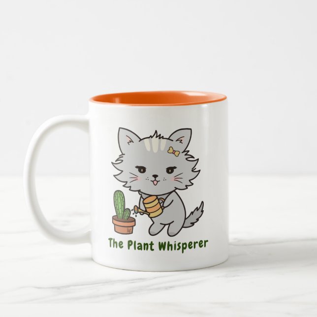 Les Plantes et les tasses de chats perses de Whisp (Gauche)